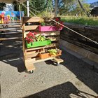 I built these vertical garden boxes that can roll around! – Reddit Post