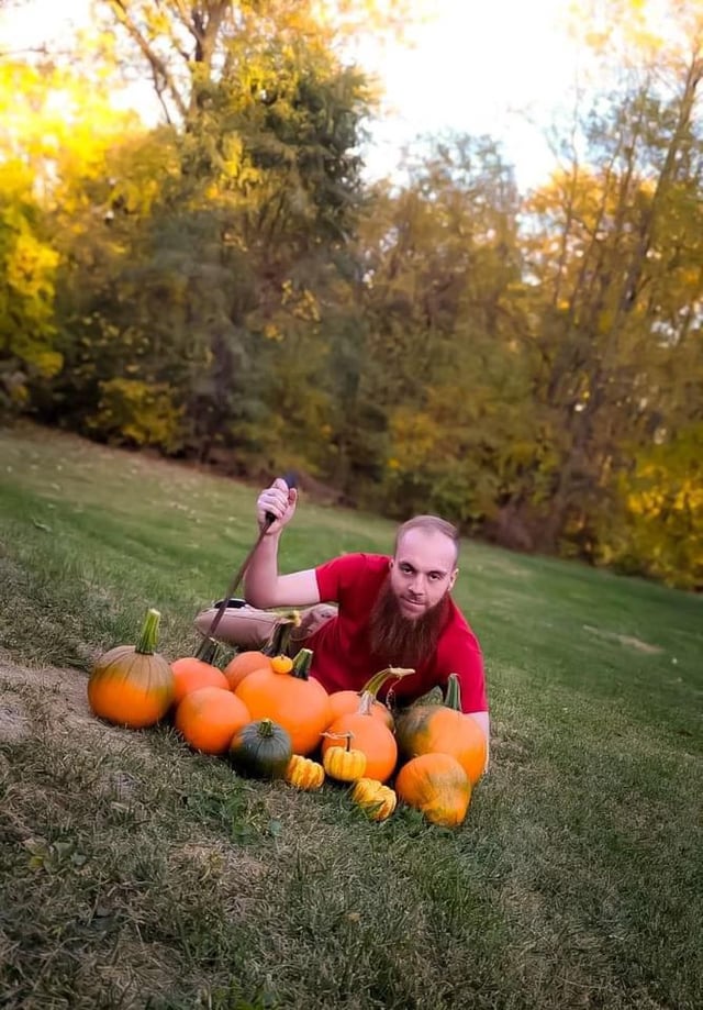 My wife and I grew pumpkins for the first time… – Reddit Post