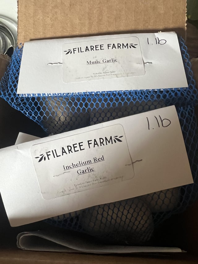 Excited to have received my garlic order! What varieties are y’all growing? – Reddit Post