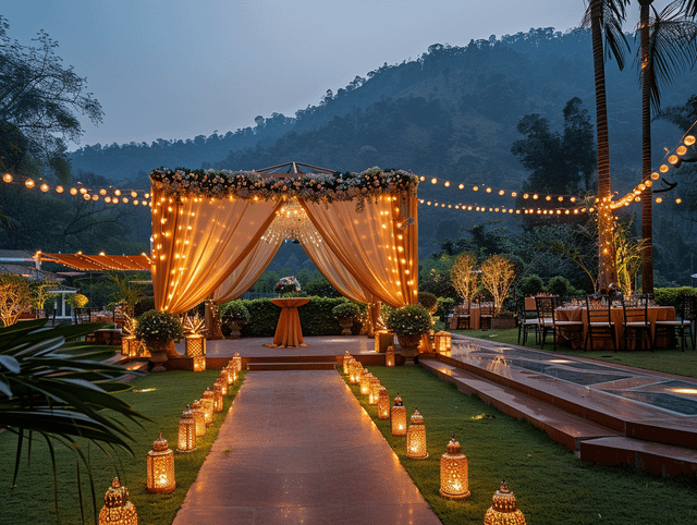 Transformed my garden into a beautiful party venue with string lights – Reddit Post