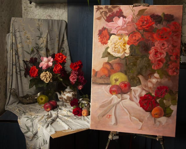 Just sharing my passion for growing and painting flowers. – Reddit Post