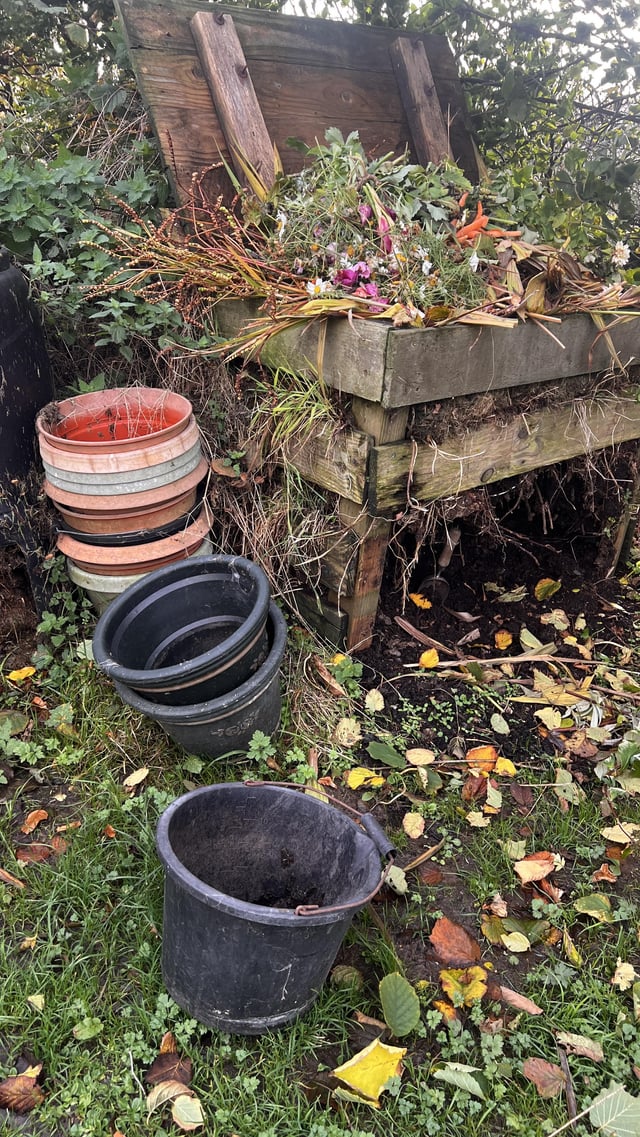 Compost bin is full