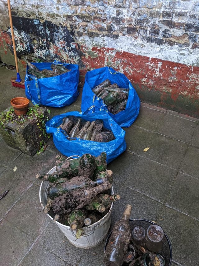 Found 300 hundreds bottles buried in my backyard – Reddit Post