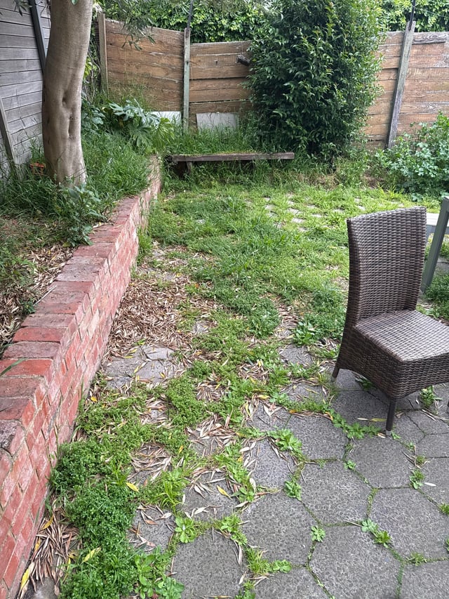 Rental courtyard.