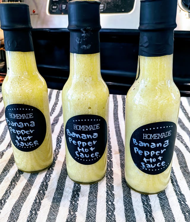 Fresh Hot Sauce Made With Banana Peppers From My Garden – Reddit Post