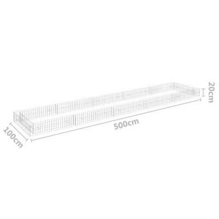 Raised bed sizes for natives.