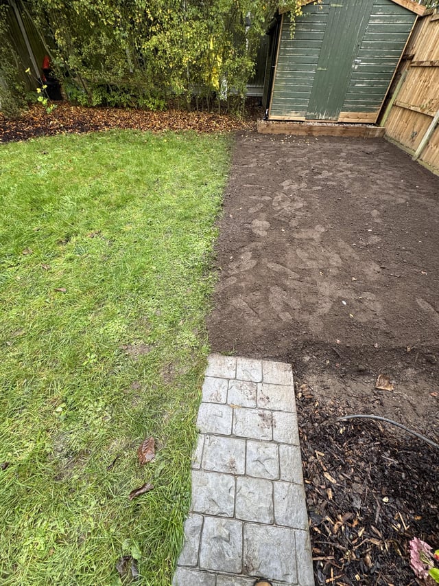 Hi, I want to seed this area I levelled this morning but I’ve got a lot of weeds growing in the grass that’s already there. What’s the best approach?