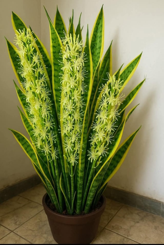 I didn’t know that this mother-in-law’s tongue plant could flower this way. Does anyone have any tips for making this plant flower? – Reddit Post