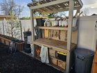The garden table/vegetable washing station i built for my Mom – Reddit Post