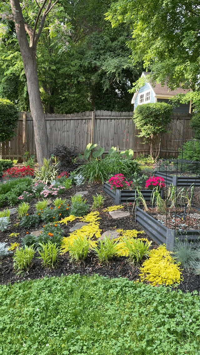 End of April garden progress – Reddit Post