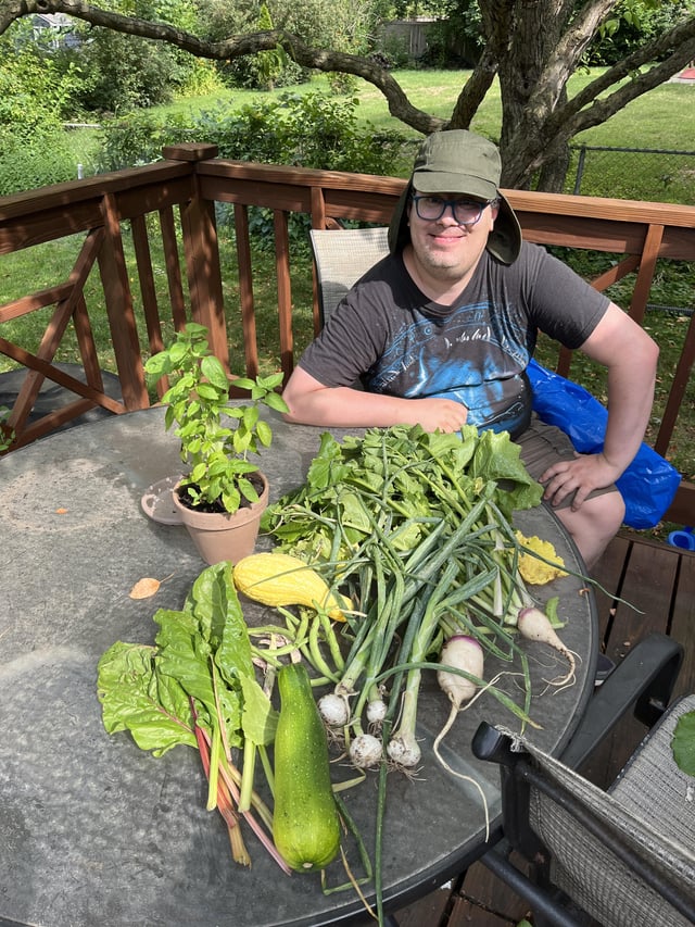 Last harvest of last year. It was my first year doing gardening. I hope to pull in a lot more this year. It’s very soothing. – Reddit Post