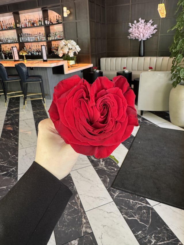 Found this double centered rose – looks like a heart ❤️ – Reddit Post
