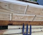 Bricks made of wood.