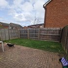 small garden before and after