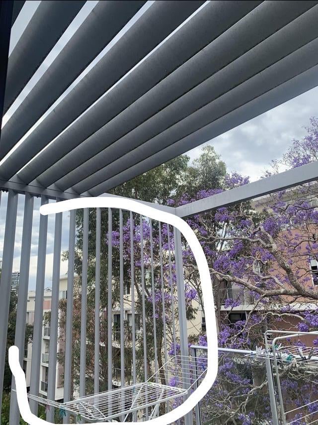 i have this spot in my balcony that’s not facing upwards and it would’ve been perfect for pot hangers or frames! any ideas to how to still use it for hanging pots or growing plants? thanks