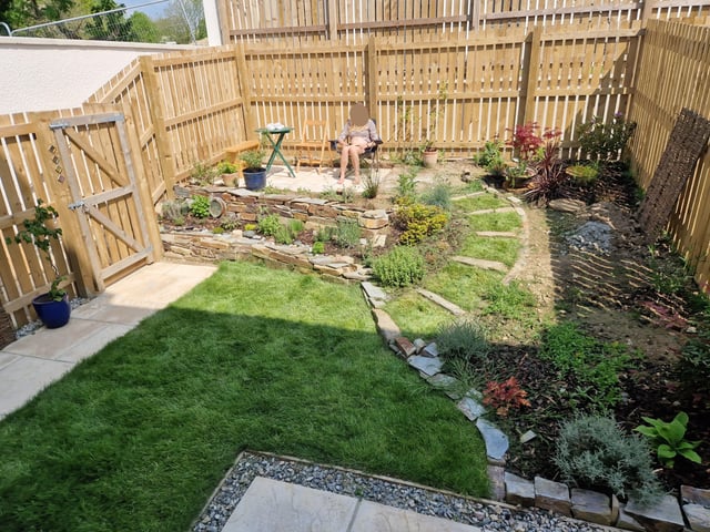 new build garden progress
