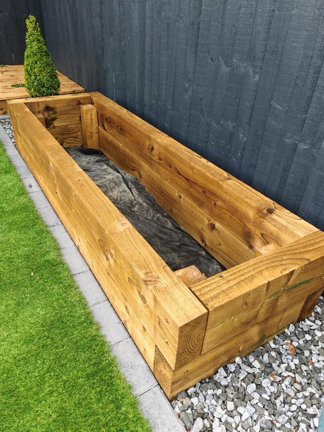 cost effective way of filling this raised bed?