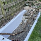 turned a bathtub into a wildlife pond
