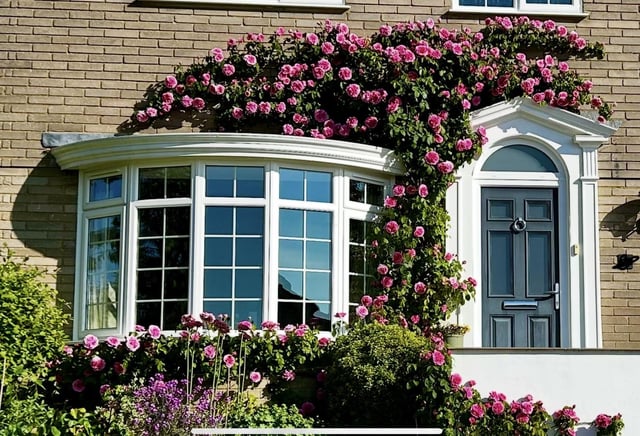 roses gone a bit mental this year