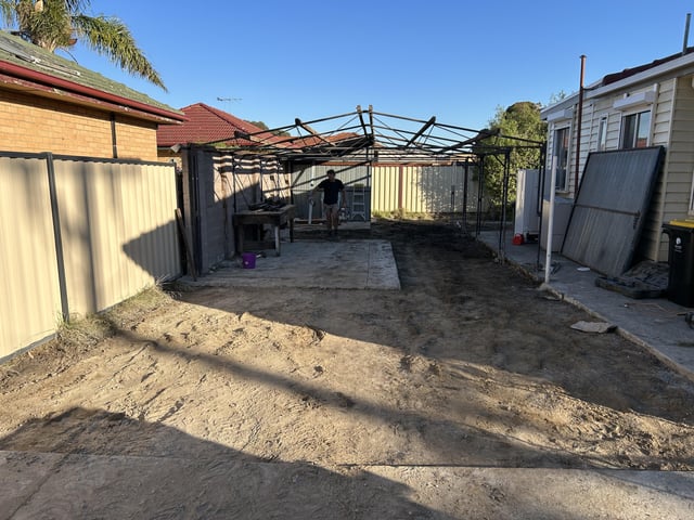 soil recovery after concrete removal