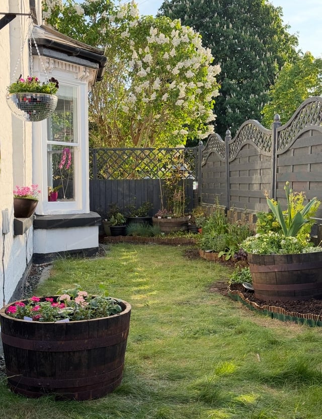 long, thin, north facing front garden what’s next? 🤔