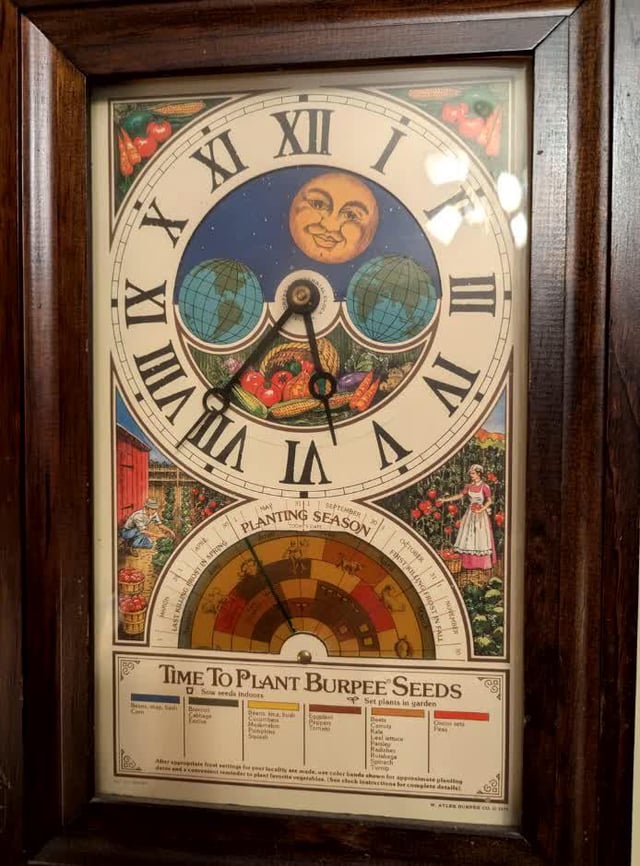 from a 1968 burpee seed catalog dad’s treasured gadget that outlasted the key and maybe time itself but the charm is still ticking (in spirit)