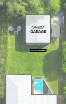 upright fast growing screening options to block out view of shed